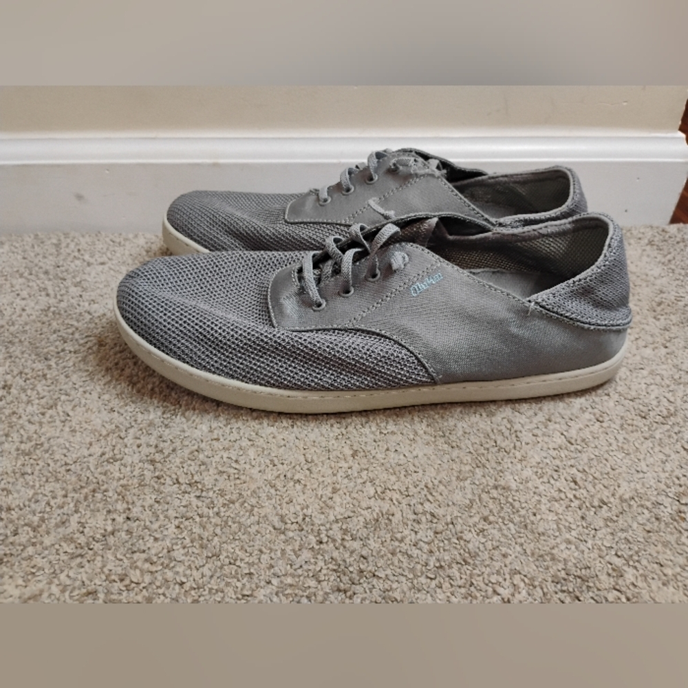 Olukai Men's Size 11M Gray Casual Shoes